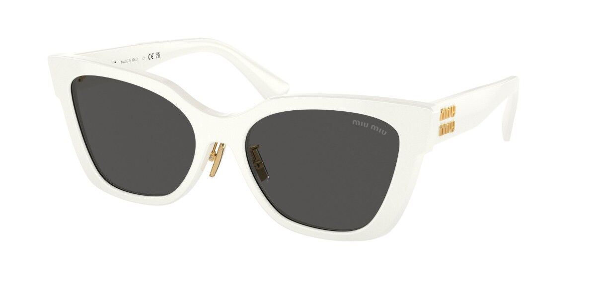 Image of Miu Miu MU02ZS 1425S0 Gafas de Sol para Mujer Blancas ESP