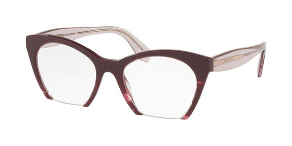 Image of Miu Miu MU03QV Q041O1 Óculos de Grau Vermelhos Feminino PRT