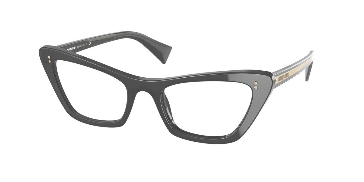 Image of Miu Miu MU03TV 03N1O1 52 Czarne Damskie Okulary Korekcyjne PL