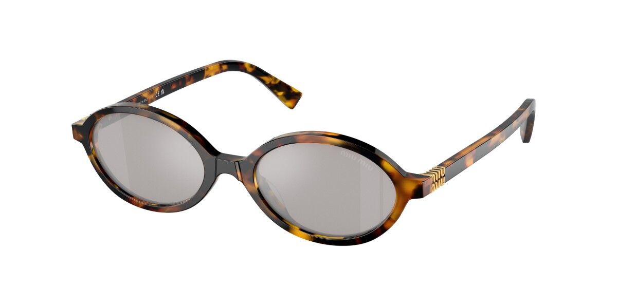 Image of Miu Miu MU04ZS VAU07F Óculos de Sol Tortoiseshell Feminino BRLPT