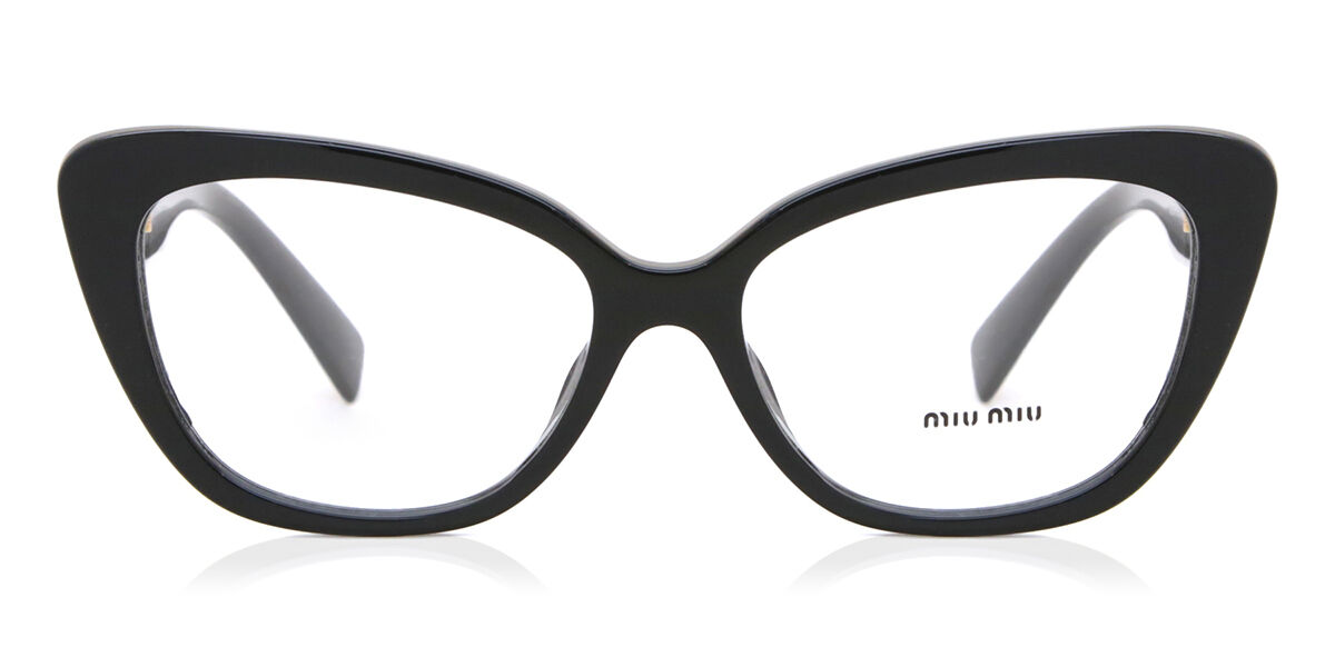 Image of Miu Miu MU05VV 1AB1O1 55 Czarne Damskie Okulary Korekcyjne PL