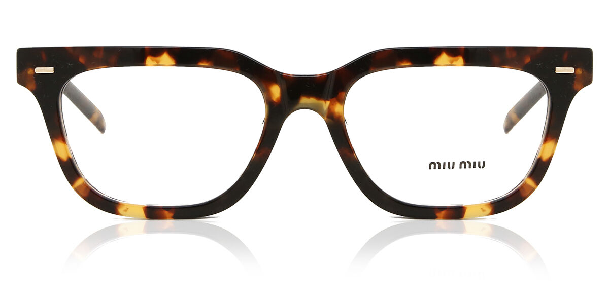 Image of Miu Miu MU07XV VAU1O1 Óculos de Grau Tortoiseshell Feminino PRT