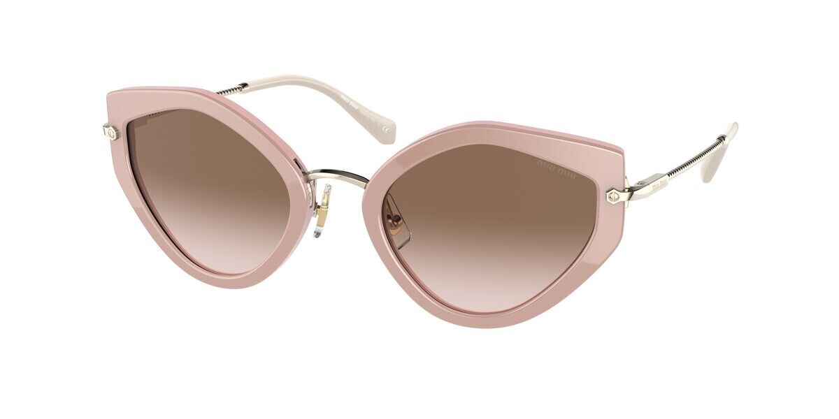 Image of Miu Miu MU08XS 03T0A6 53 Lunettes De Soleil Femme Roses FR