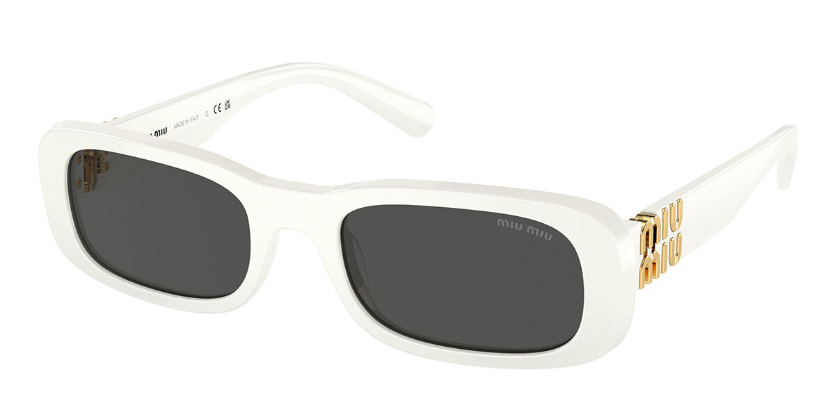 Image of Miu Miu MU08ZS 1425S0 Gafas de Sol para Mujer Blancas ESP