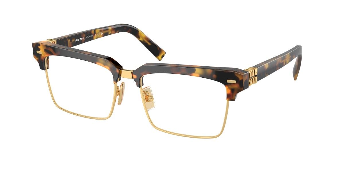 Image of Miu Miu MU11XV VAU1O1 Gafas Recetadas para Mujer Dorados ESP