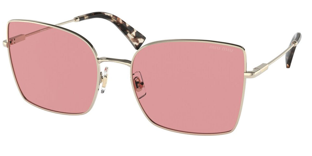 Image of Miu Miu MU51WS ZVN08P Gafas de Sol para Mujer Dorados ESP