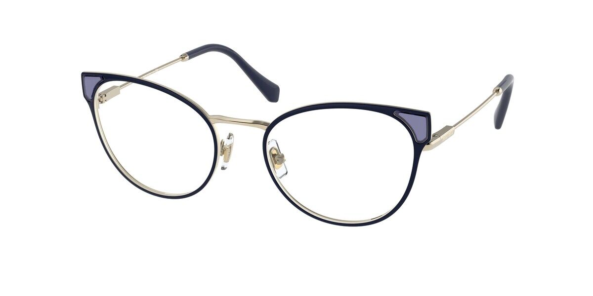 Image of Miu Miu MU52TV 02U1O1 Gafas Recetadas para Mujer Azules ESP