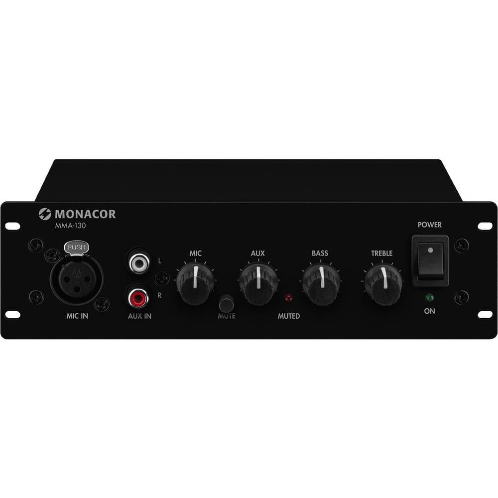 Image of Monacor MMA-130 PA amplifier 30 W 2-channel