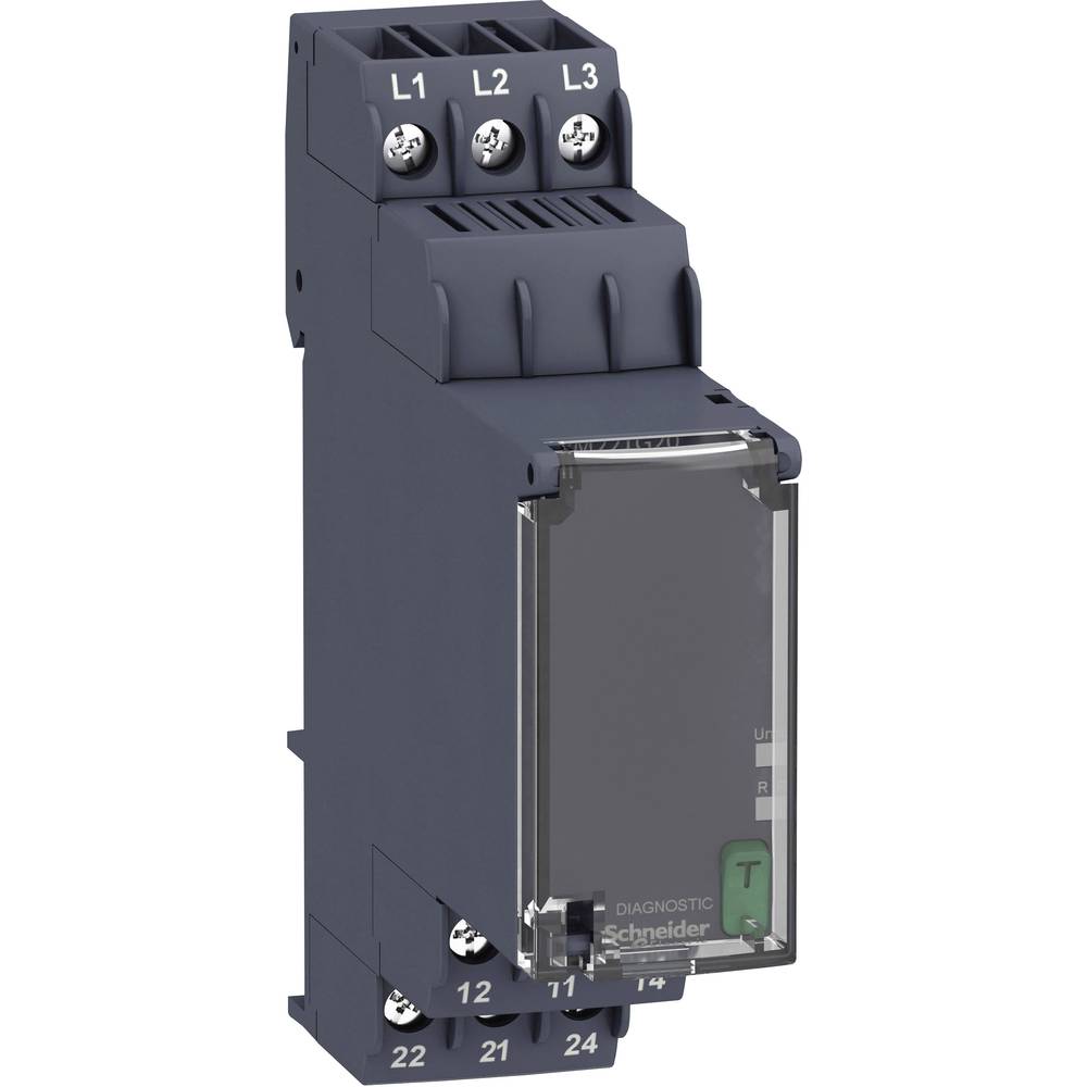 Image of Monitoring relay 208 208 - 480 480 V DC V AC 2 change-overs Schneider Electric RM22TG20 1 pc(s)