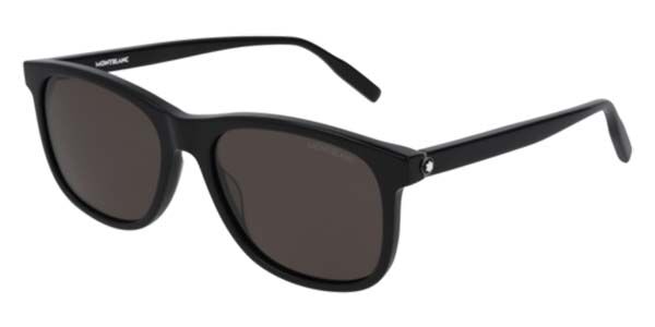 Image of Mont Blanc MB0013S 001 56 Lunettes De Soleil Homme Noires FR