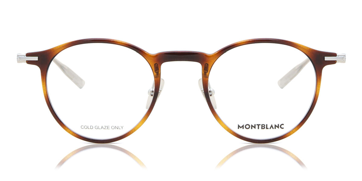 Image of Mont Blanc MB0099O 008 Óculos de Grau Tortoiseshell Masculino BRLPT