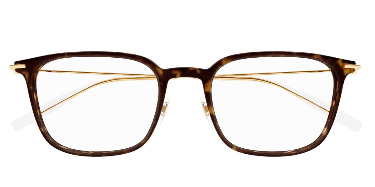 Image of Mont Blanc MB0100O 007 Óculos de Grau Tortoiseshell Masculino BRLPT