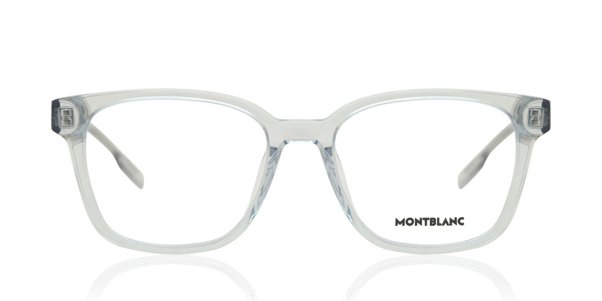 Image of Mont Blanc MB0180OK Ajuste Asiático 008 Gafas Recetadas para Hombre Grises ESP