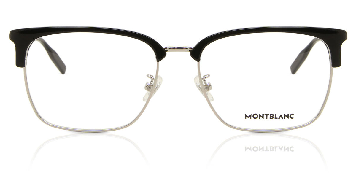Image of Mont Blanc MB0199OA Ajuste Asiático 005 Gafas Recetadas para Hombre Negras ESP