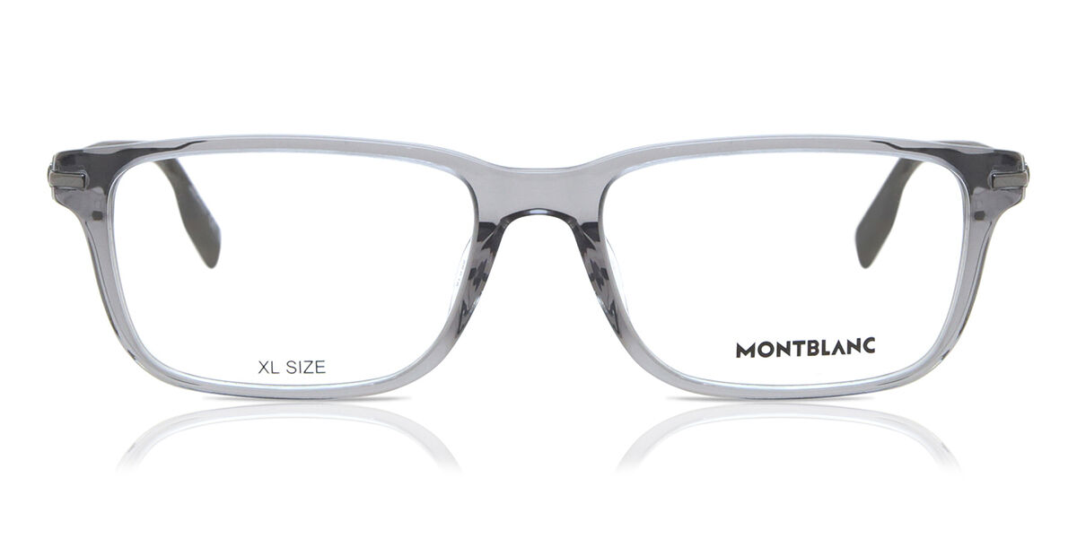 Image of Mont Blanc MB0252O Asian Fit 003 56 Przezroczyste Męskie Okulary Korekcyjne PL
