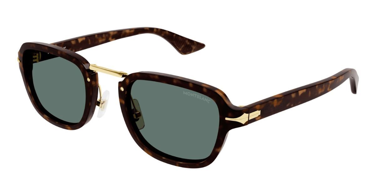 Image of Mont Blanc MB0264S 002 Óculos de Sol Tortoiseshell Masculino PRT