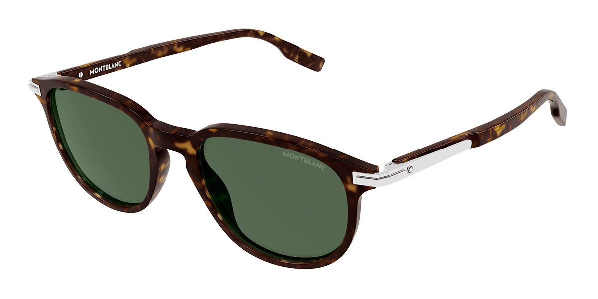 Image of Mont Blanc MB0276S 002 Óculos de Sol Tortoiseshell Masculino BRLPT