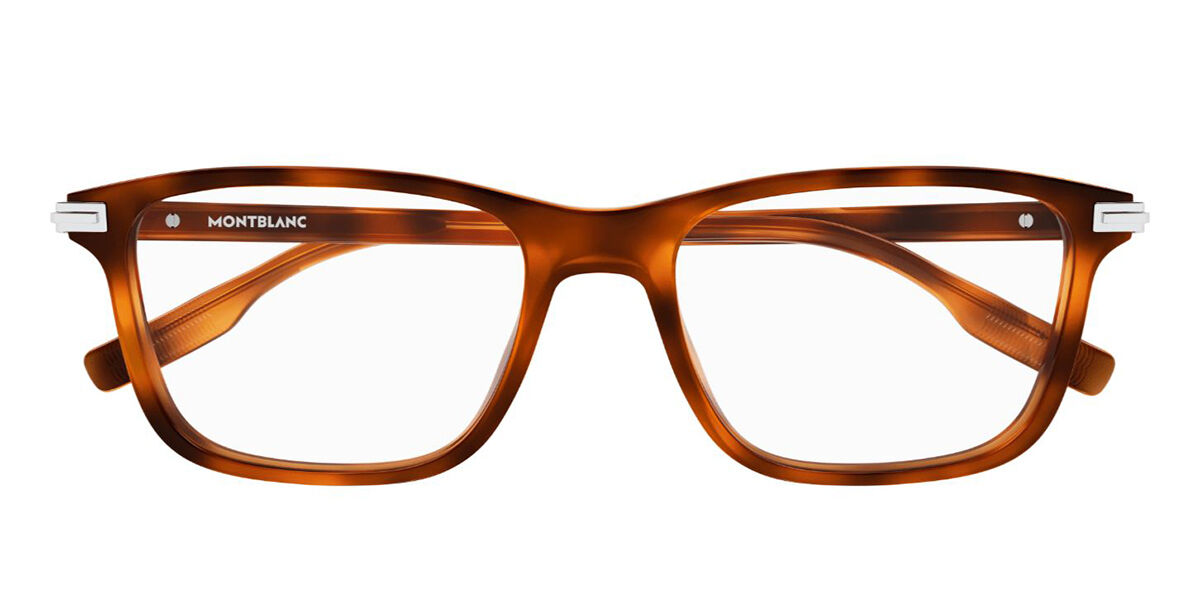 Image of Mont Blanc MB0277O 007 Óculos de Grau Tortoiseshell Masculino PRT