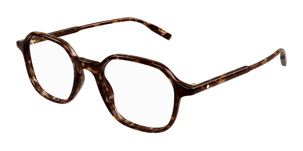 Image of Mont Blanc MB0292O 002 Óculos de Grau Tortoiseshell Masculino BRLPT