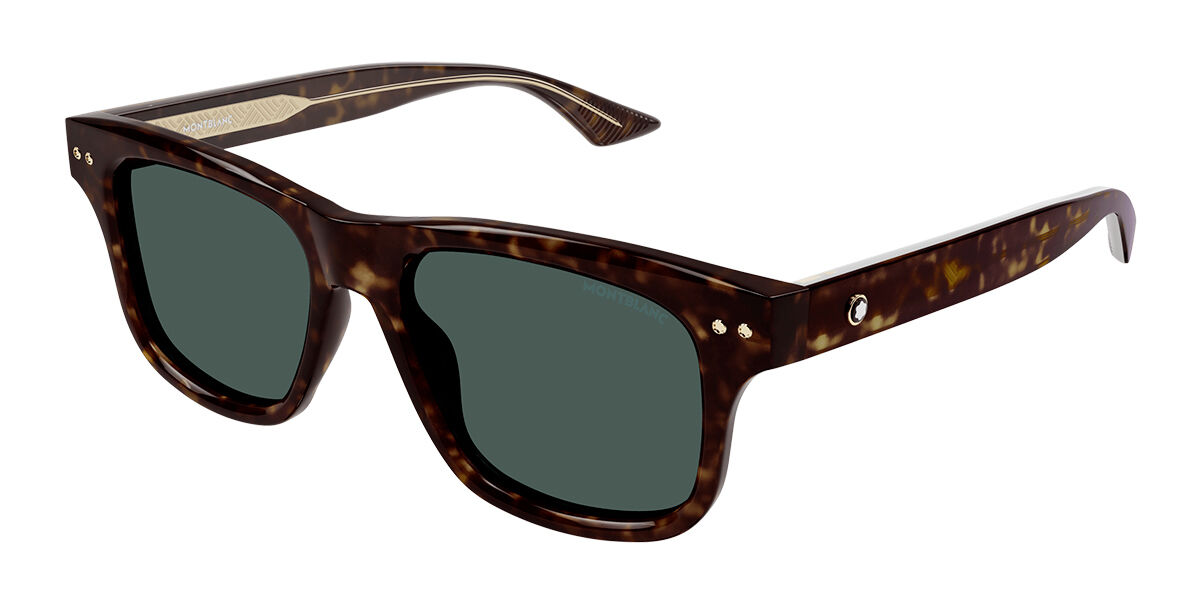 Image of Mont Blanc MB0319S 002 Óculos de Sol Tortoiseshell Masculino PRT