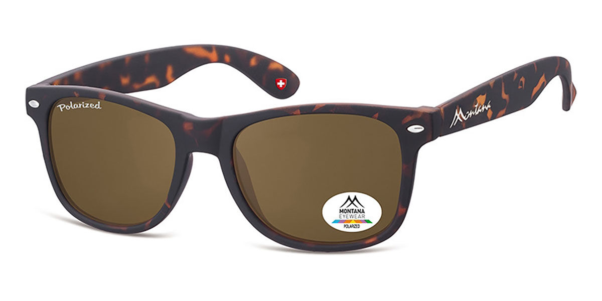 Image of Montana Óculos de Grau BOXMP1-XL Polarized BOXMP1B-XL Óculos de Sol Tortoiseshell Masculino BRLPT