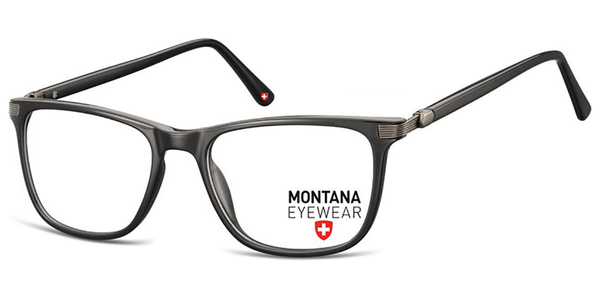 Image of Montana Óculos de Grau MA52 MA52 Óculos de Grau Pretos Masculino BRLPT
