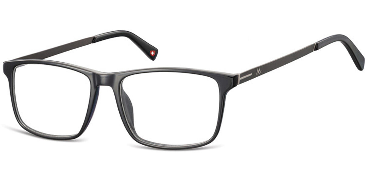 Image of Montana Eyewear MA59 MA59 55 Svarta Glasögon (Endast Båge) Män SEK