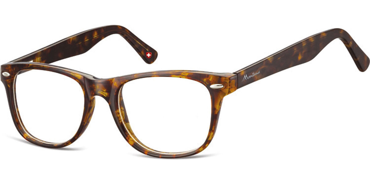 Image of Montana Eyewear MA61 MA61A 52 Sköldpaddemönstradeshell Glasögon (Endast Båge) Män SEK