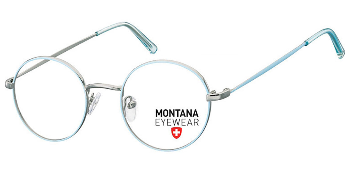 Image of Montana Eyewear MM584 MM584E 49 Blåa Glasögon (Endast Båge) Män SEK