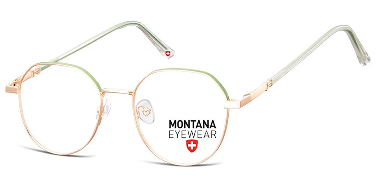 Image of Montana Eyewear MM586 MM586 50 Guldiga Glasögon (Endast Båge) Män SEK