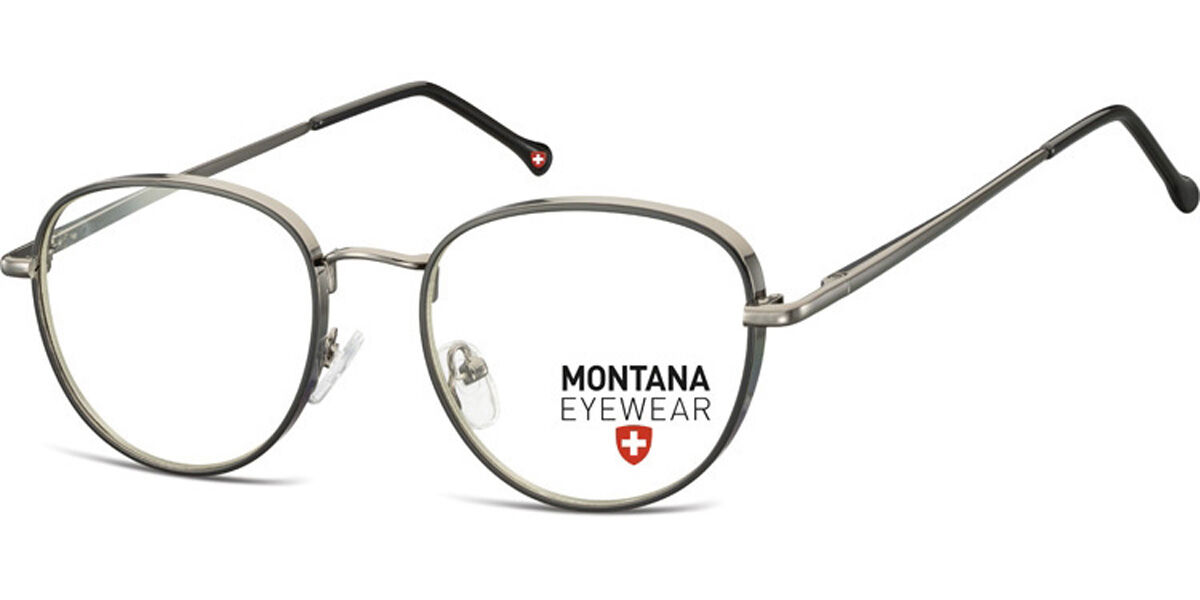 Image of Montana Eyewear MM589 MM589G 52 Gråa Glasögon (Endast Båge) Män SEK