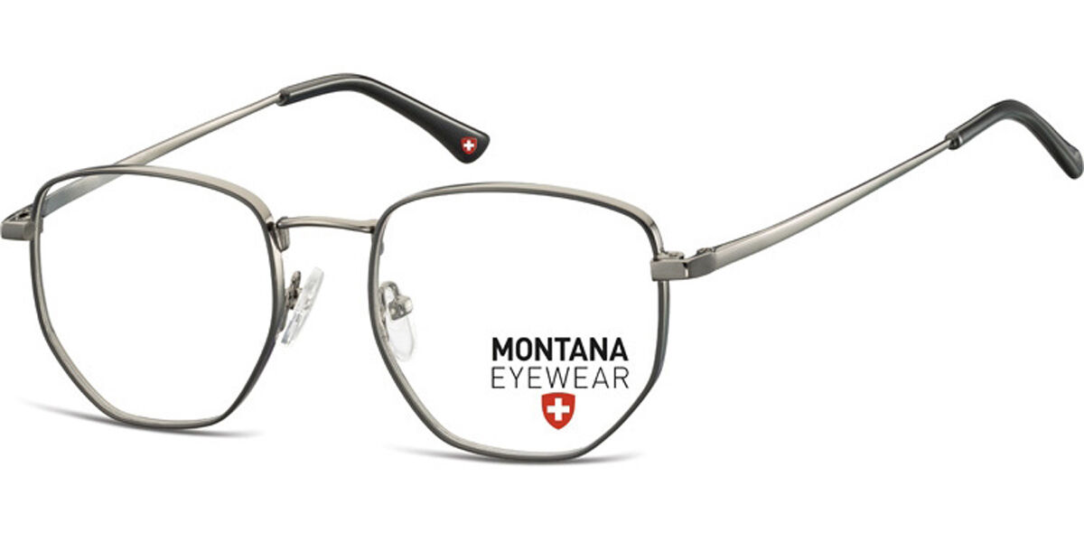 Image of Montana Eyewear MM590 MM590G 52 Gråa Glasögon (Endast Båge) Män SEK