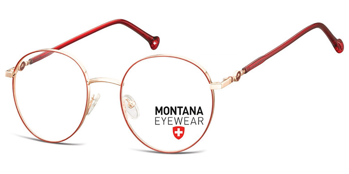 Image of Montana Gafas Recetadas MM587 MM587B Gafas Recetadas para Hombre Dorados ESP