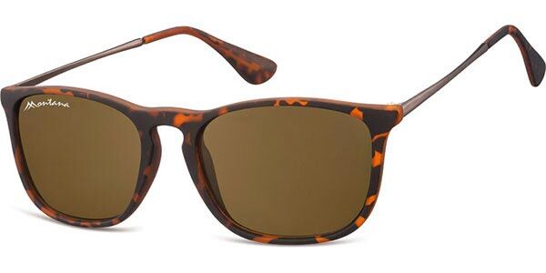 Image of Montana Lunettes S34 S34F 54 Lunettes De Soleil Femme Tortoiseshell FR