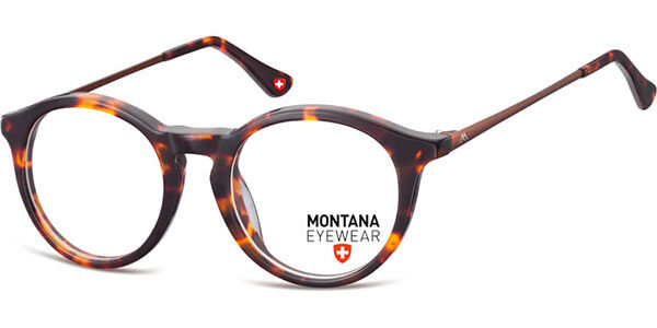 Image of Montana Óculos de Grau MA67 MA67 Óculos de Grau Tortoiseshell Masculino PRT