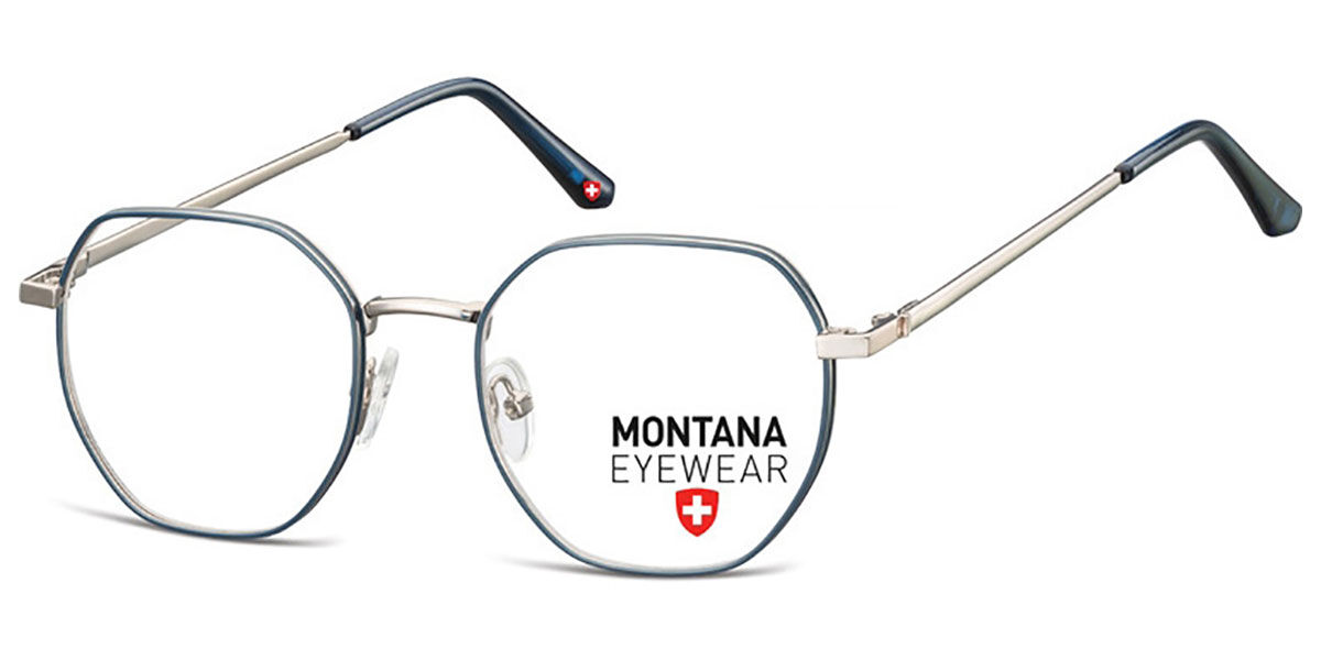 Image of Montana Óculos de Grau MM585 MM585C Óculos de Grau Azuis Masculino PRT