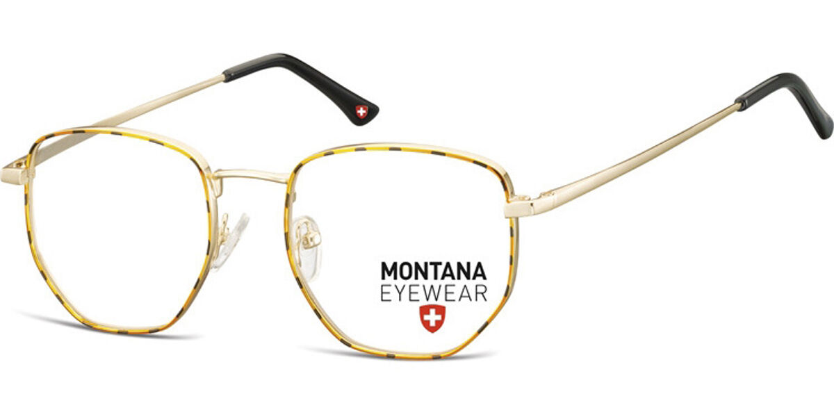 Image of Montana Óculos de Grau MM590 MM590D Óculos de Grau Tortoiseshell Masculino PRT