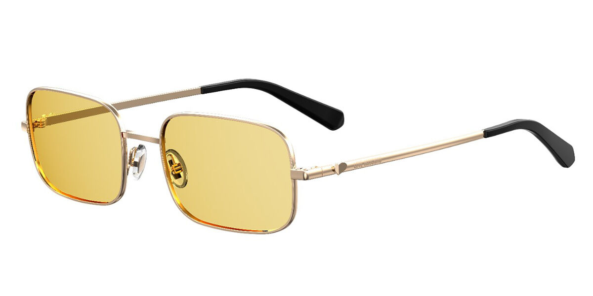 Image of Moschino Love MOL012/S 40G/HO 53 Lunettes De Soleil Femme Dorées FR