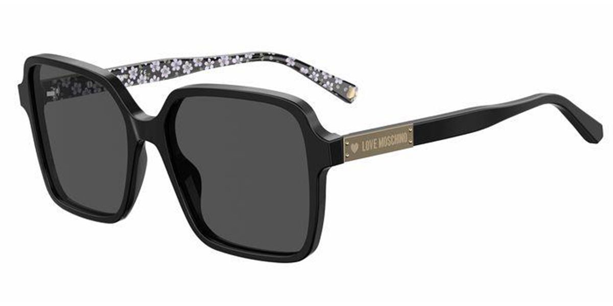 Image of Moschino Love MOL032/S 807/IR Óculos de Sol Pretos Feminino PRT