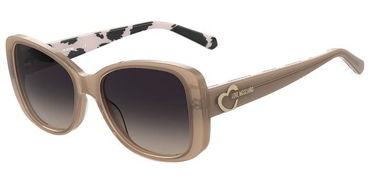 Image of Moschino Love MOL054/S WTY/GB 56 Brązowe Damskie Okulary Przeciwsłoneczne PL