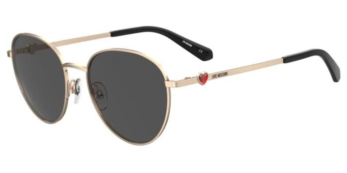 Image of Moschino Love MOL074/S 000/IR Óculos de Sol Dourados Feminino BRLPT