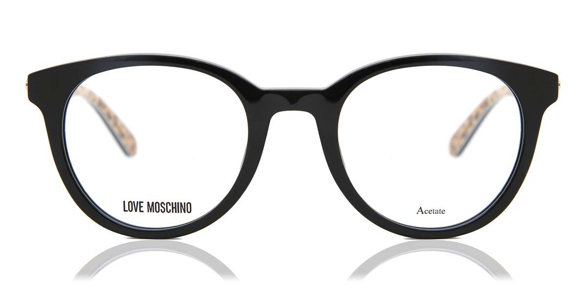 Image of Moschino Love MOL518 807 Óculos de Grau Pretos Feminino BRLPT