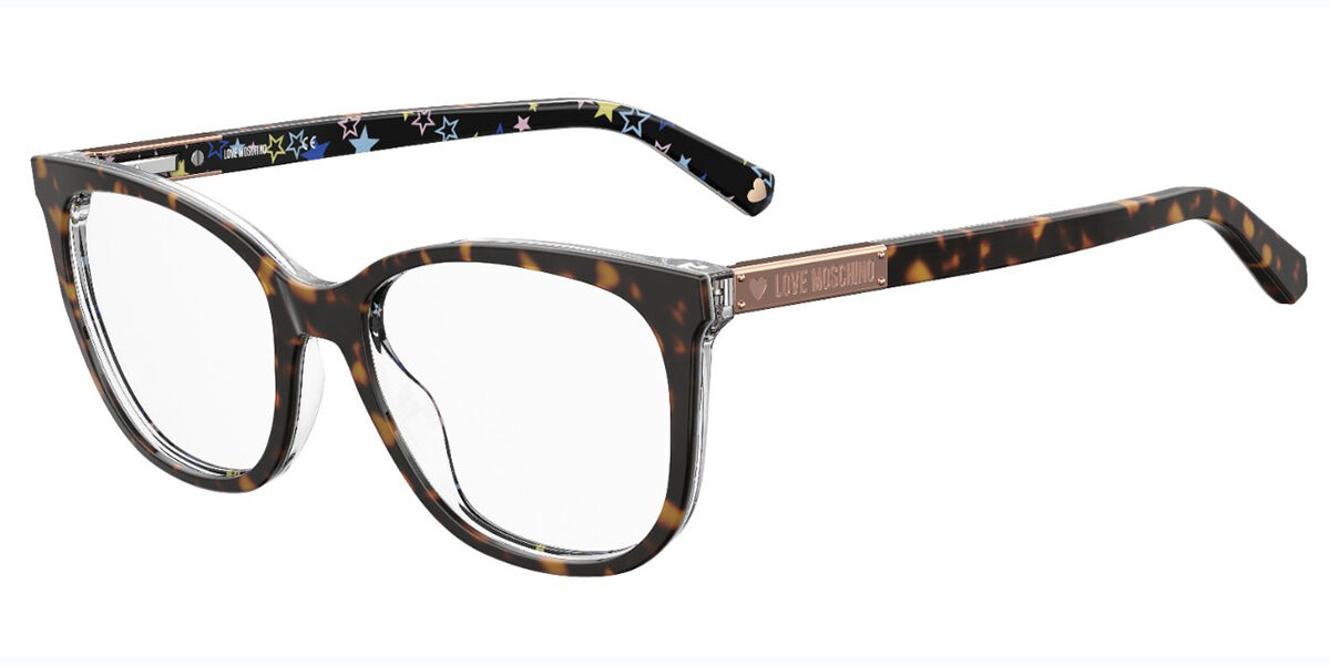 Image of Moschino Love MOL564 086 53 Tortoiseshell Męskie Okulary Korekcyjne PL