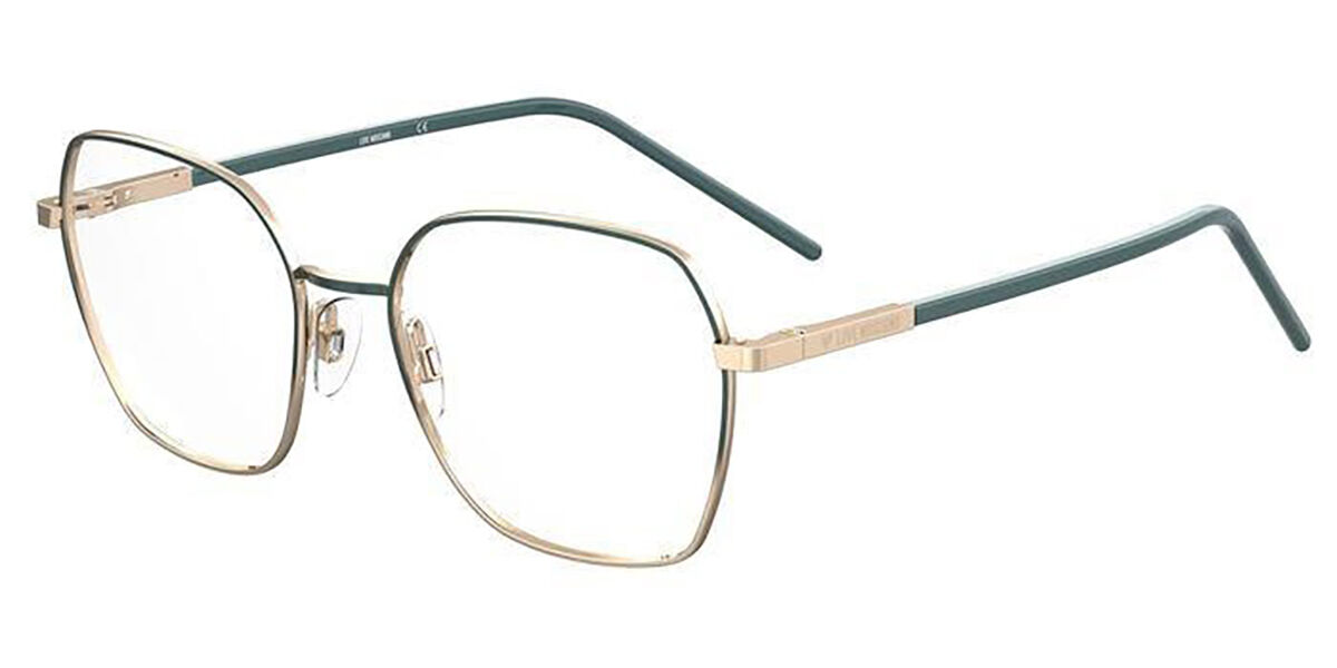 Image of Moschino Love MOL568 ZI9 53 Zielone Damskie Okulary Korekcyjne PL