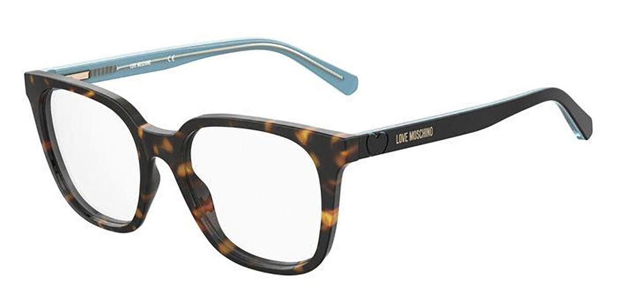 Image of Moschino Love MOL590 086 52 Tortoiseshell Damskie Okulary Korekcyjne PL