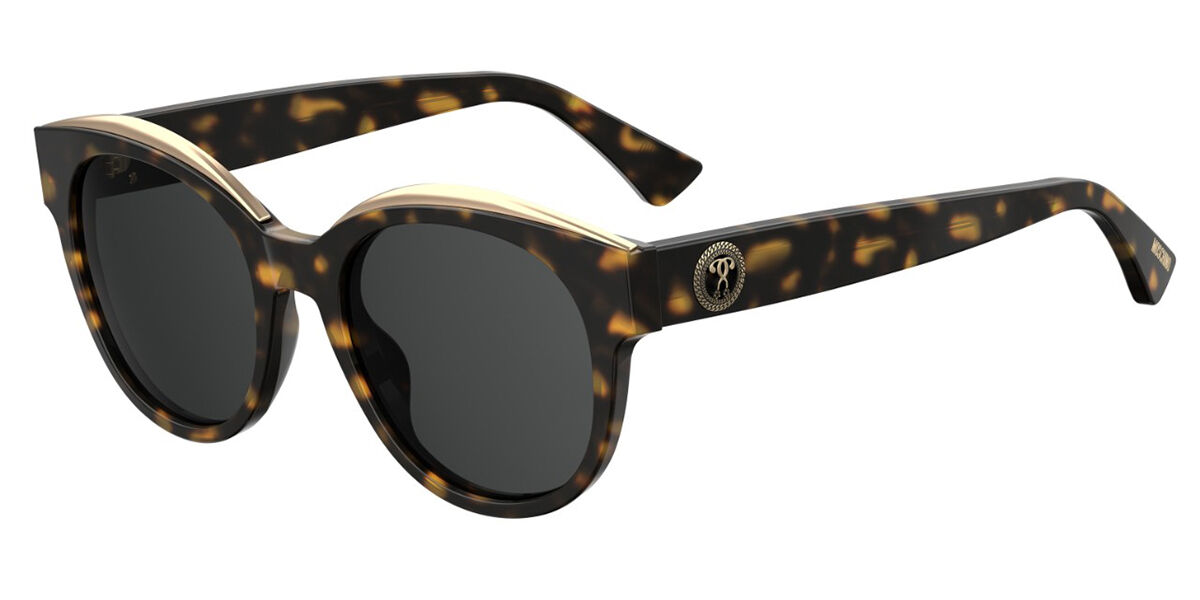 Image of Moschino MOS033/S 086/IR 52 Lunettes De Soleil Femme Tortoiseshell FR