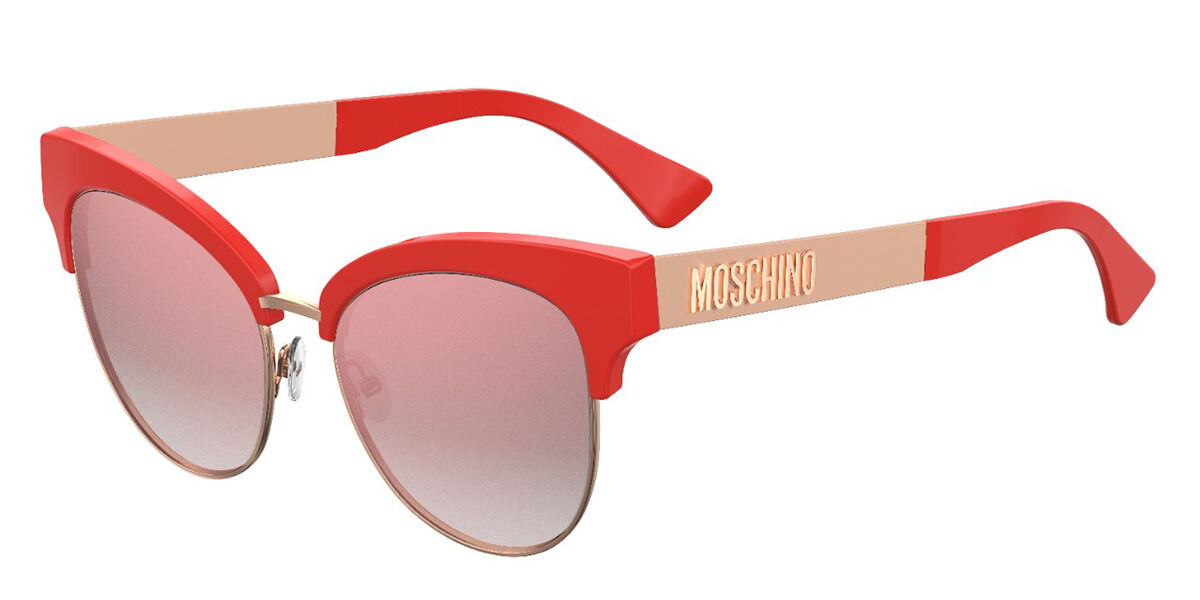 Image of Moschino MOS038/S 1N5/VQ 55 Lunettes De Soleil Femme Rouges FR