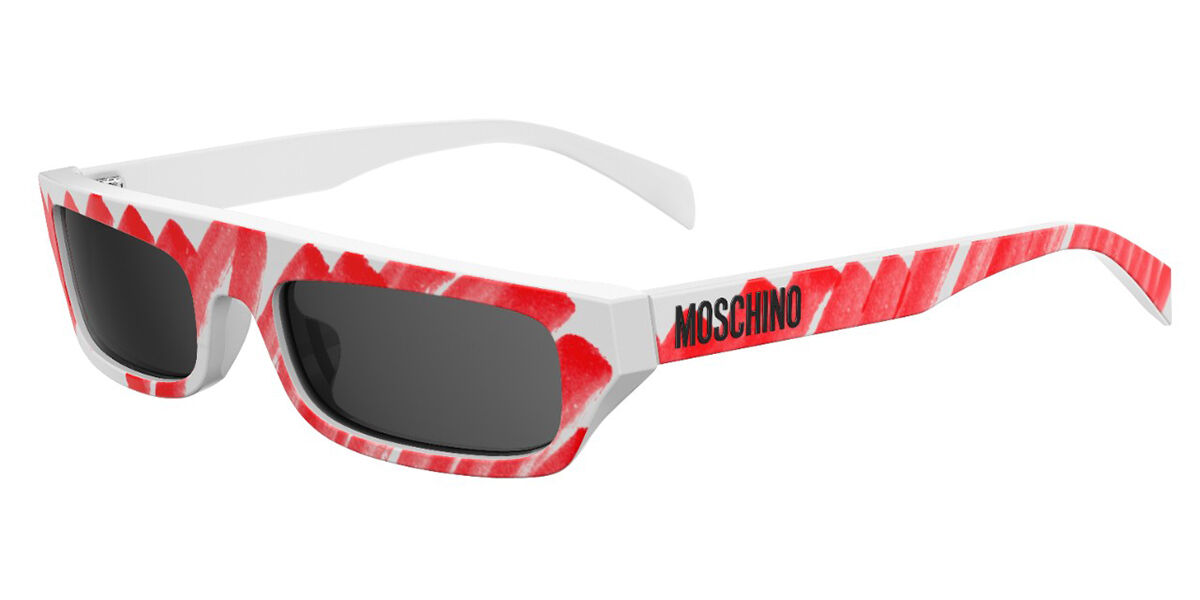 Image of Moschino MOS047/S WGX/IR Óculos de Sol Brancos Feminino PRT