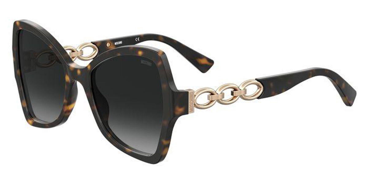 Image of Moschino MOS099/S 086/9O 54 Lunettes De Soleil Femme Tortoiseshell FR