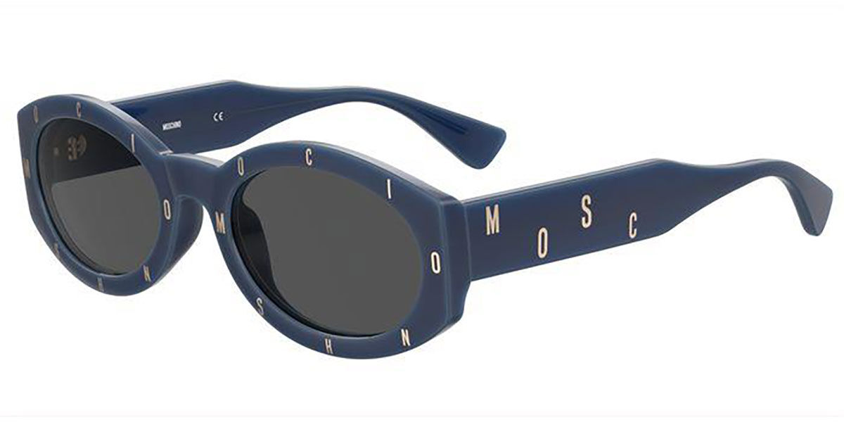 Image of Moschino MOS141/S PJP/IR 55 Lunettes De Soleil Femme Bleues FR